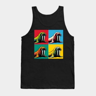 Walrus  Pop Art - Odobenus rosmarus Tank Top